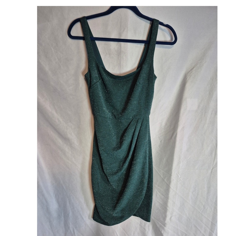 Blue Rain Green Mini Dress